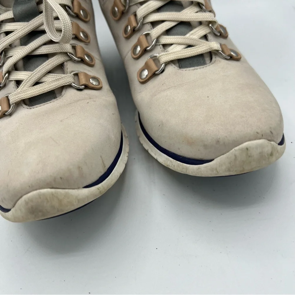 Cole Haan Zero Grand OS Waterproof Hiking Boots Women’s Size 9 Gray Ivory